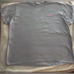 Simply Southern Light Gray T-Shirt with Pink Logo